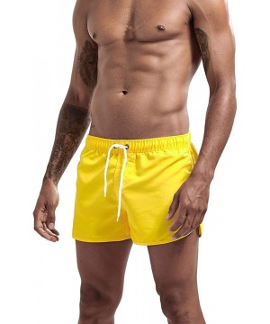 Men's Sport Running Beach Short Board Pantsell Swim Trunk Pants Quick-Drying Movement Surfing Shorts - Red - C418UDGOKWI $36....