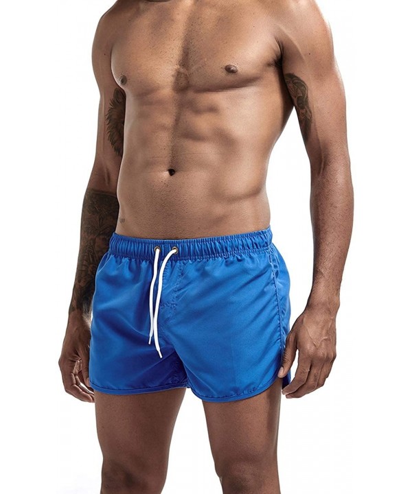 Men's Sport Running Beach Short Board Pantsell Swim Trunk Pants Quick-Drying Movement Surfing Shorts - Red - C418UDGOKWI $36....