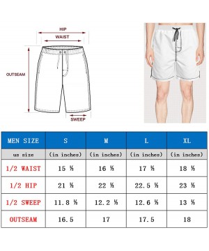 Blue Desert camo Men Board Shorts Running Skate Quick Dry Board Short - White-198 - CH18O74RND2 $22.03-Board Shorts