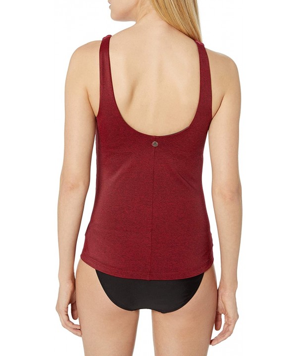 Catrin Tankini Swim Tops- Crimson- Large - CA183LG3LC6 $17.48-Tankinis