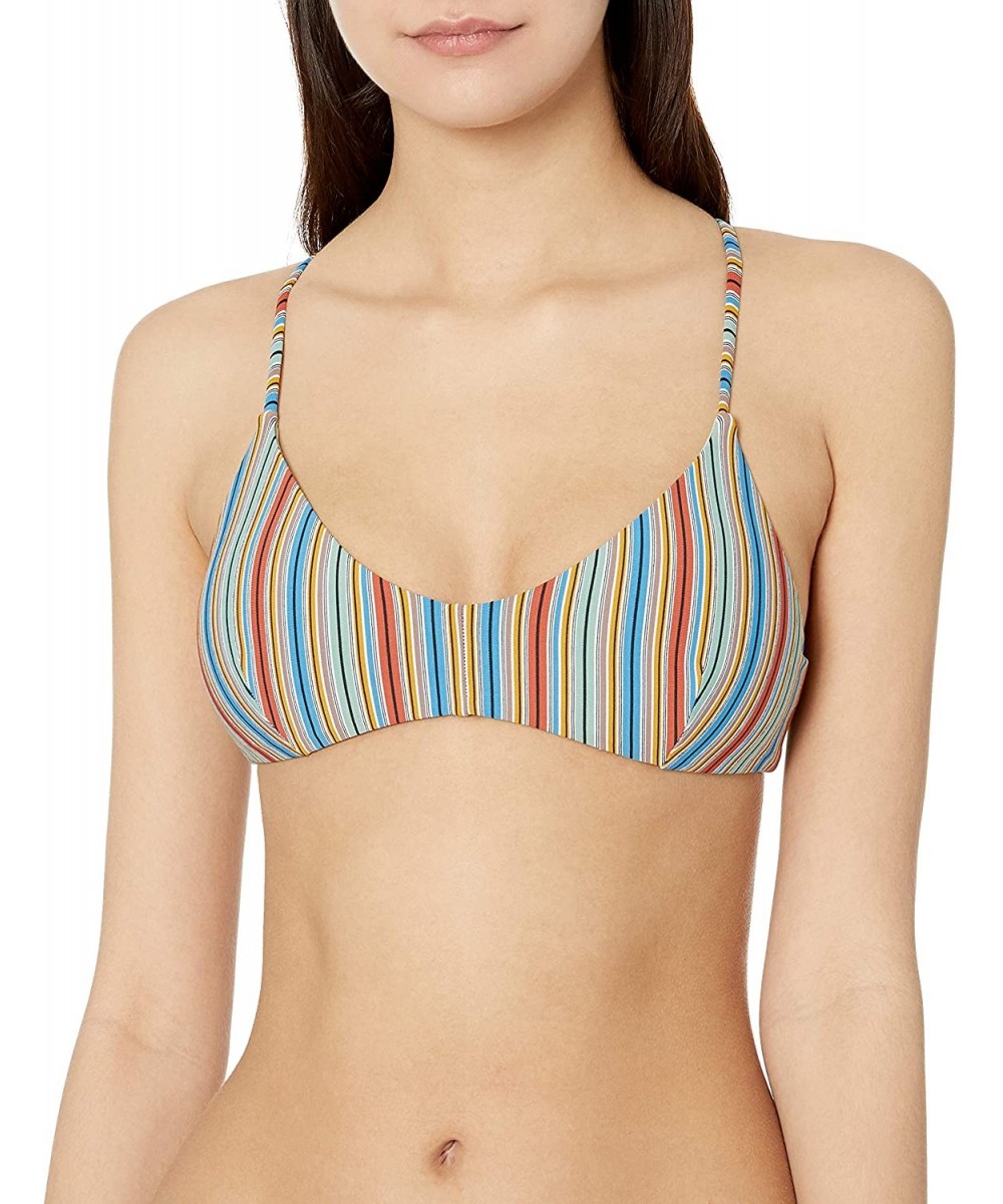 Women's Sixteenth St Striped Crossback Top - Multi Color - C1184S45A3O $32.92-Tops