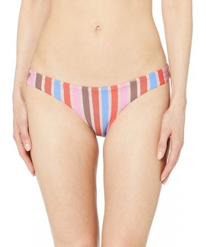 Women's Sublime Reversible Signature Swimsuit Bikini Bottom - Laramie Frills Orange Stripe/Geo - CP18L8MXA3Y $15.97-Tankinis