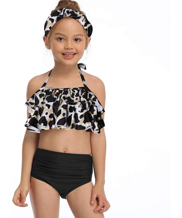 Mommy and Me Matching Family Matching Swimsuit Ruffle Women Swimwear Kids Children Toddler Bikini Bathing Suit Beachwear Sets...