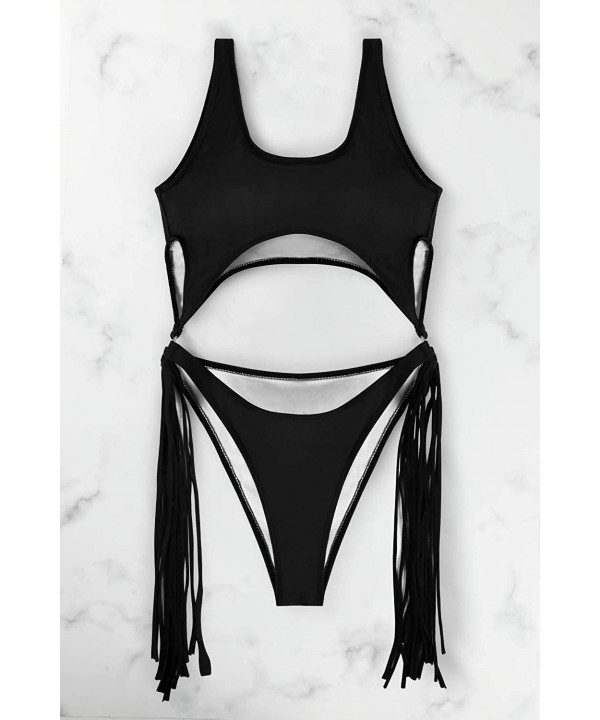 Women's Sexy One Piece Swimsuits Bikini Bathing Suit - 03-black - CF18R979Y2X $25.46-One-Pieces