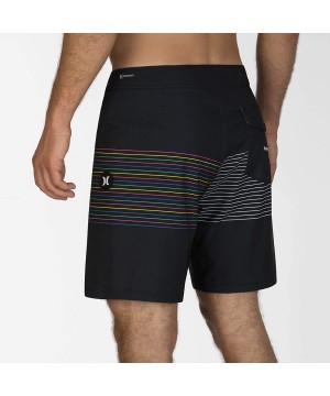 Men's Phantom Slash 18" Inch Swim Short Boardshort - Black - CS18AQOX8ZL $38.19-Board Shorts