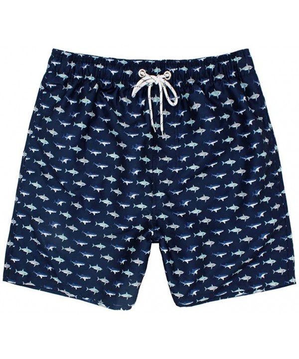 Men's Quick Dry Shorts Summer Beachwear Swim Trunks Casual Drawstring Waist Baord Shorts - Style 1 - CO18QTO0RY5 $20.23-Board...