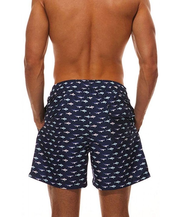 Men's Quick Dry Shorts Summer Beachwear Swim Trunks Casual Drawstring Waist Baord Shorts - Style 1 - CO18QTO0RY5 $20.23-Board...