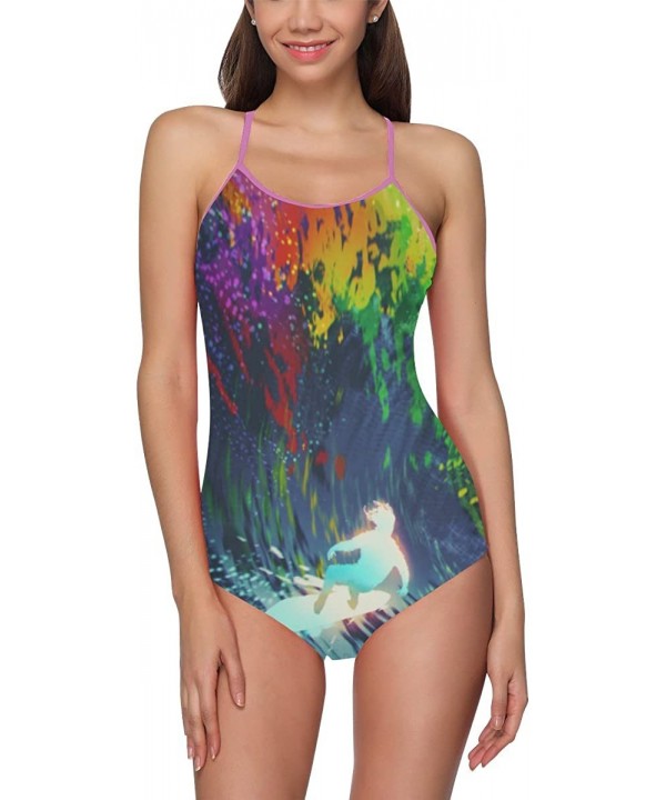 Tropical Unique Custom One Piece Swimsuit Swimwear Bathing Suit for Women Juniors (XS-3XL) - Multi 5 - C118ECZH2YS $25.14-One...