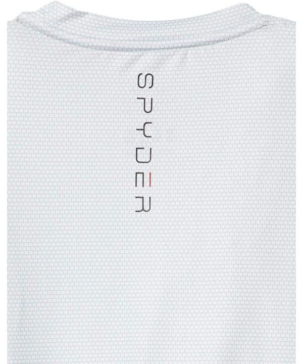 Men's No Print Short Sleeve Rashguard - White - CQ193O6IXMO $20.84-Rash Guards