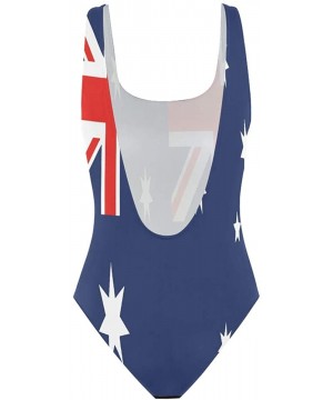 Womens Swimsuits Barbados Flag One Piece Tankini Girls Monokini - Australian Flag - C018QAT8G0T $21.27-One-Pieces