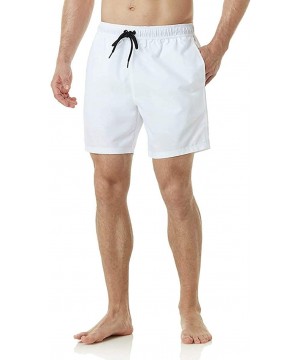 Men's Summer Beach Board Shorts Swim Trunks - Stretch Waist Band Board Shorts - Flying Mallard Ducks2 - CO19CMI26CG $16.97-Tr...