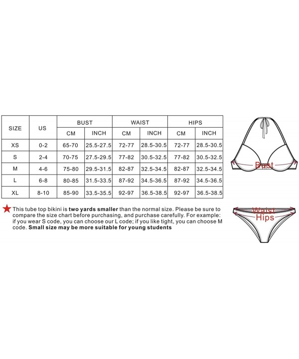 Women's Mermaid Bandeau Push Up Bikini top Bikini Swimwear(FBA) - B-white - CR187AMMHUD $13.90-Tankinis