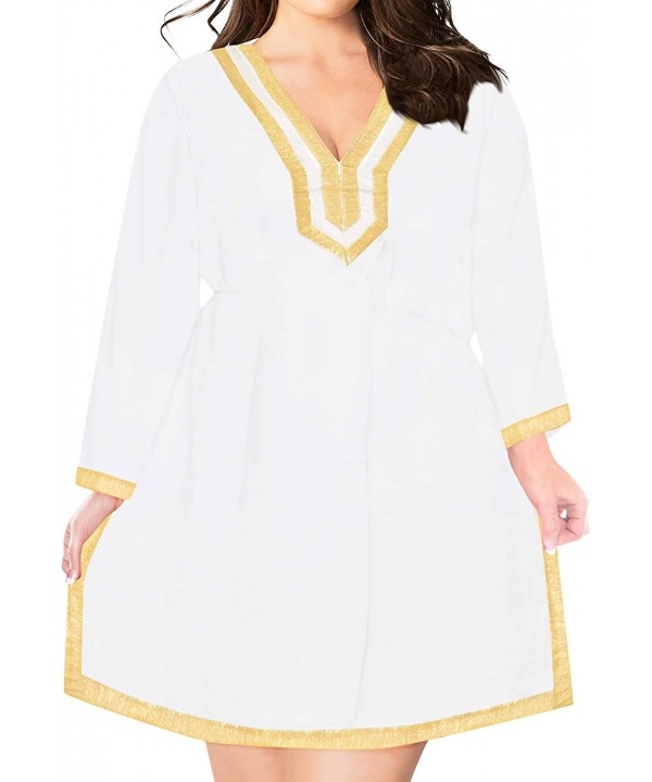 Bikini Swimwear Swimsuit Beach Cardigan Cover-ups Women Dresses Solid - Ghost White_m424 - CO186O9EGS0 $22.00-Cover-Ups