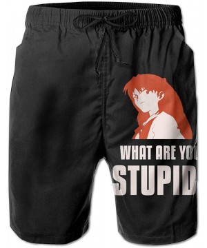 Anime Clan-NAD Memoirs Boy's Quick Dry Beach Boardshort Home Swim Trunk - Asuka Langley Are You Stupid - CM197ER798Z $31.31-B...