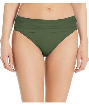 Women's Aloha Banded Bikini Bottom Swimsuit - Rainforest - CV18722ZXY4 $25.72-Tankinis