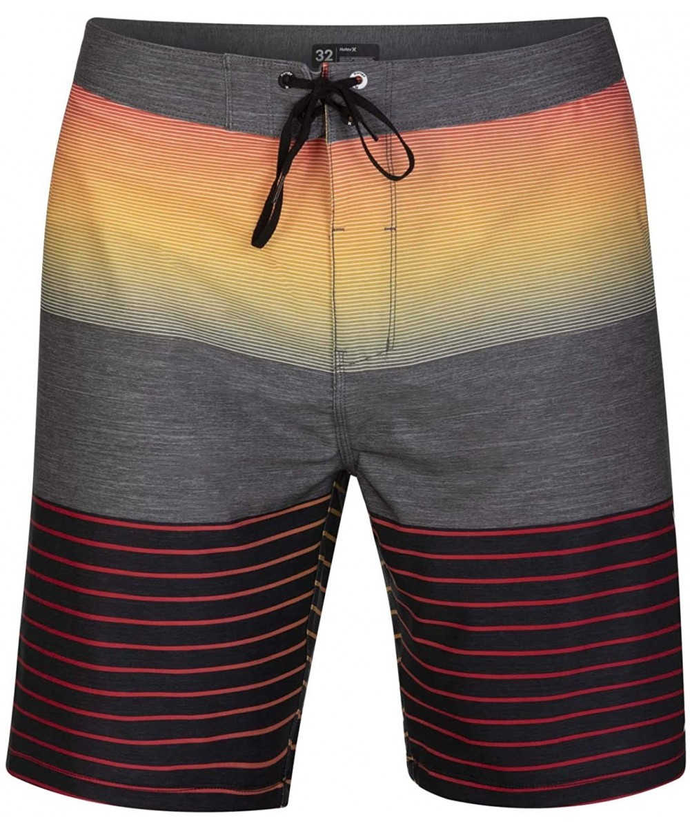 Men's Phantom Backyards 20" inch Swim Short Boardshort - Dark Smoke Grey - CN18AQOSKQM $30.62-Board Shorts