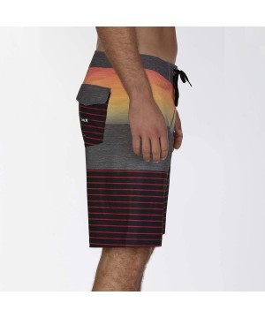 Men's Phantom Backyards 20" inch Swim Short Boardshort - Dark Smoke Grey - CN18AQOSKQM $30.62-Board Shorts