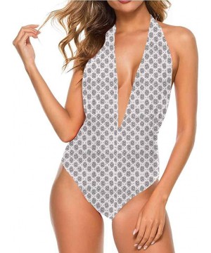 Women Bandage Bikini Set Ornate Seasonal Motifs Great on All Body Types - Multi 03 - CS19CAO8SRU $37.35-Cover-Ups