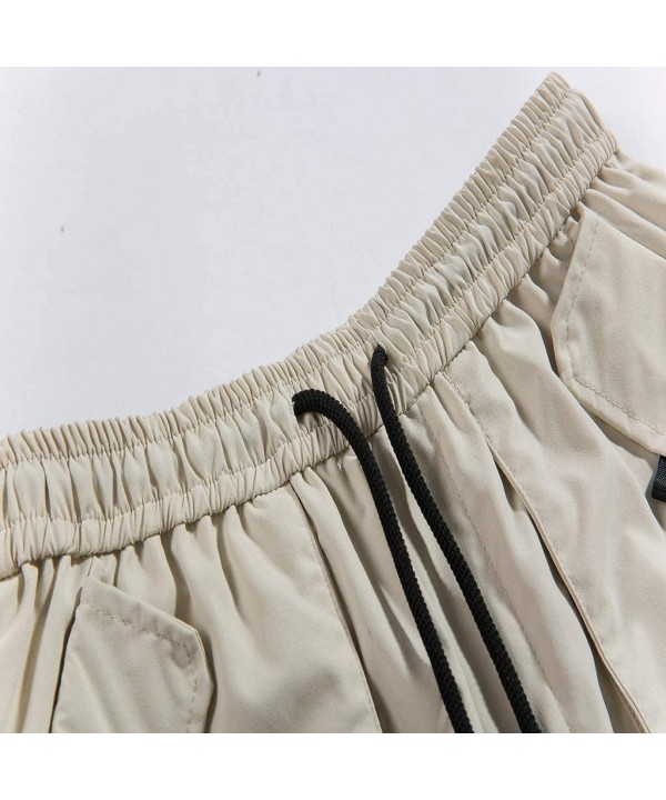 Men's Tooling Pants-Men's Summer Fashion Beach Pants and Shorts Comfortable Short - Beige - C218TT6XA8T $24.50-Board Shorts