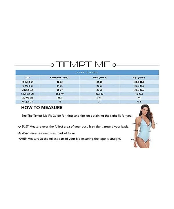 Women Vintage One Piece Ruched Swimsuits Tummy Control Bathing Suits - Blue - CD18YYO0RI5 $30.36-One-Pieces