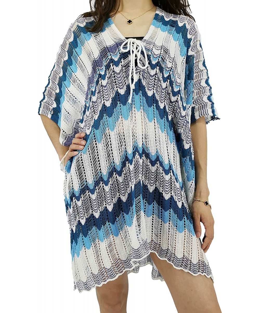 Swimsuit Cover ups for Women Kimono Cardigan Bikini Beach Cover up - C Color 2 - CI18S5K2LO0 $12.68-Cover-Ups