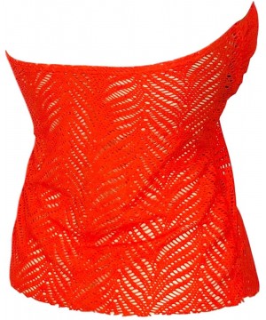 Crochet Bandeau Halter Tankini Top Watermelon (S) - CY184WS4UN3 $14.50-Tankinis