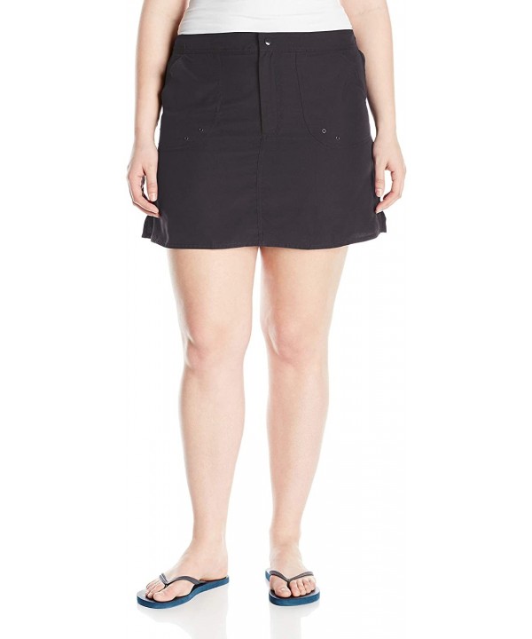 Women's Plus-Size 5" Woven Swim Boardshorts - Black - C3126IXDWS1 $21.82-Board Shorts