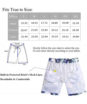 Men's Funny Swim Trunks Quick Dry Beach Shorts Summer Boardhorts with Mesh Lining - Animal 1 - CE194TDWUTG $25.06-Trunks