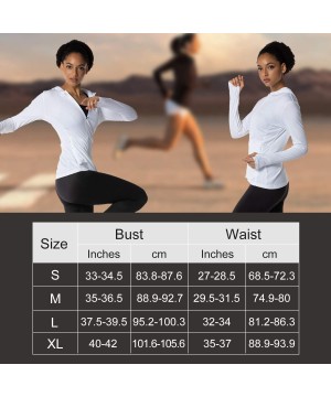 Women's UPF 50+ Sun Protection T-Shirt Long/Short Sleeve Outdoor Performance - White - C218ZD8W02Z $48.22-Rash Guards