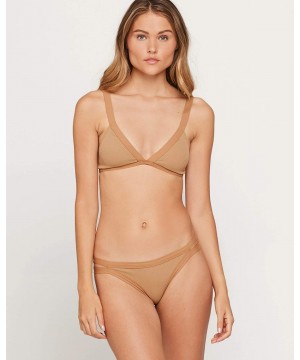 Women's Charlie Bikini Bottoms - Camel - CJ18M2YOQUU $22.41-Bottoms