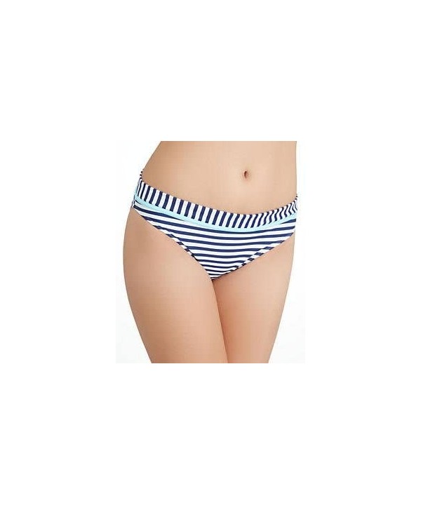 Lucille Classic Pant - Navy Stripe - CG11M3DQGHF $15.58-Bottoms