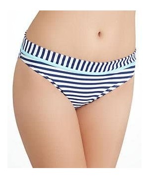 Lucille Classic Pant - Navy Stripe - CG11M3DQGHF $15.58-Bottoms