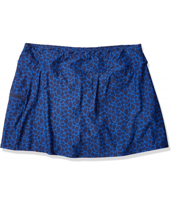 Women's Emma Pull on Swim Skort - Admiral 511 - C5194A4Q8O3 $44.49-Bottoms