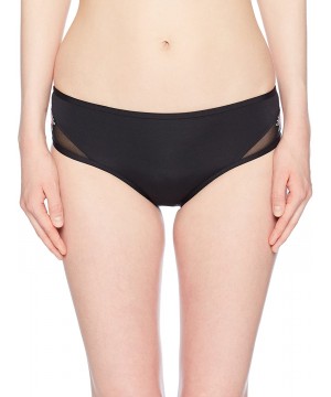 Junior's Love On Tropcut Out Hipster Bikini Bottom - Black - CL185QII6EL $19.06-Tankinis