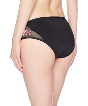 Junior's Love On Tropcut Out Hipster Bikini Bottom - Black - CL185QII6EL $19.06-Tankinis