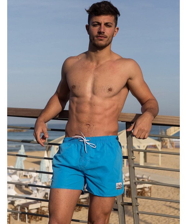 Men's Beach Board Shorts Swimwear Swimsuits Swim Surfing Boxer Trunks - Blue - CA18EMROHGZ $24.03-Board Shorts