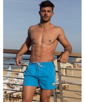 Men's Beach Board Shorts Swimwear Swimsuits Swim Surfing Boxer Trunks - Blue - CA18EMROHGZ $24.03-Board Shorts