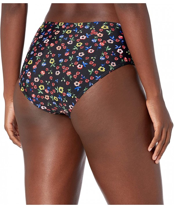 Women's Highwaist Bottom - Black - CU18Y5UIS4T $11.38-Tankinis