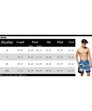 Men's Quick Dry Swim Trunks 3D Print Beach Board Shorts Bathing Suits with Mesh Lining - Galaxy Van Gogh - CI19E7OIQQ6 $12.85...