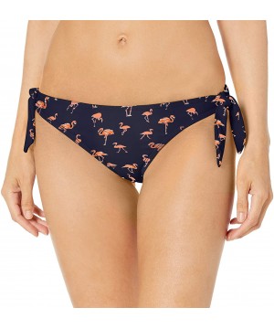 Women's Tie Side Bottom - Navy - CI18ZGG6OUO $6.90-Tankinis