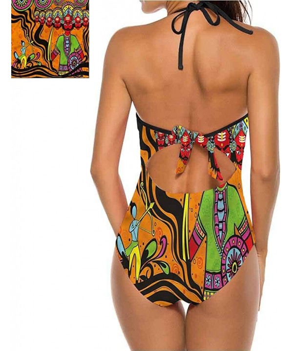 Beach Swimwear Bathing Suit Hippie Ombre Boho Fits All Different Body Types - Multi 06 - CE190WUQ0GO $40.13-Bottoms