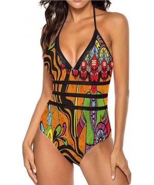 Beach Swimwear Bathing Suit Hippie Ombre Boho Fits All Different Body Types - Multi 06 - CE190WUQ0GO $40.13-Bottoms