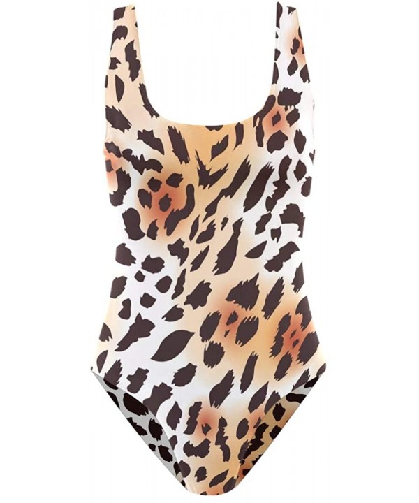 One Piece Swimsuit for Women High Cut Low Back Sexy Bathing Suit Bikini S-XL - Leopard Swimsuit 5 - CD190RHNDC8 $20.87-One-Pi...