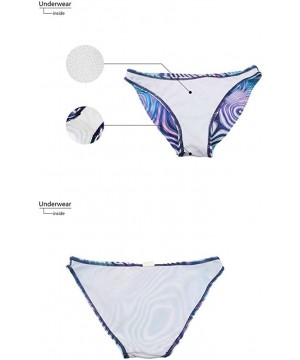 Sexy Scrunch Butt Bikini Two Piece Cheeky Bottom Weed Pot Leaf Marijuana - Color9 - CF18CLY2ZS3 $18.34-Sets