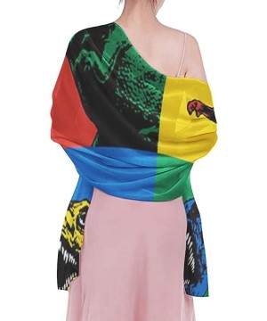 Women Chiffon Shawl Wrap Summer Beach Towels Swimsuit Bikini Cover Up - T-rex Dinosaurs - C8196SE2Q8W $24.27-Cover-Ups