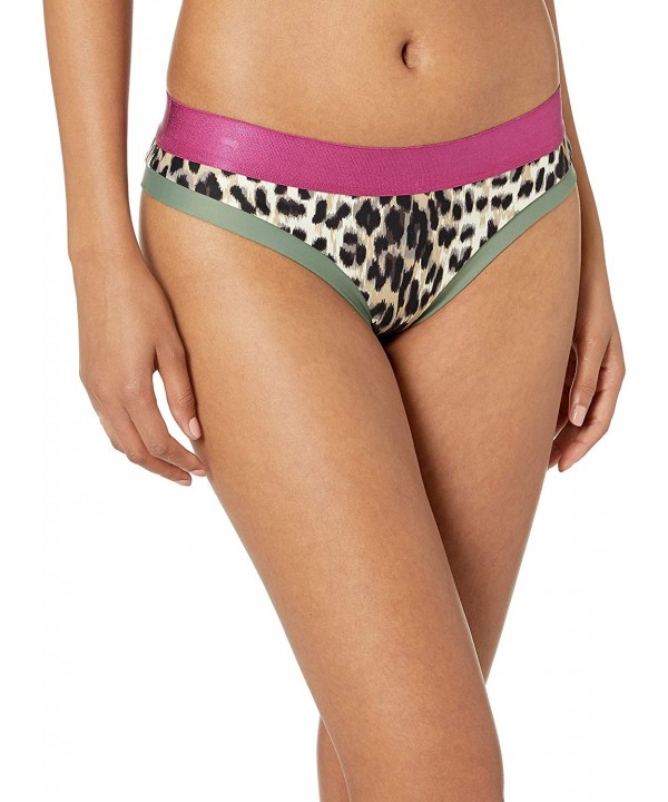 Women's Audrey Low Rise Bikini Bottom Swimsuit - Starlet Cheetah Print - CK18QC958WT $25.61-Bottoms