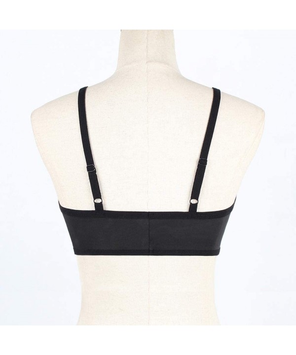 Sexy Women Elastic Cage Bra Lace Camisole Tank Tops Bra Bustier - Black - C2195KU4S90 $8.13-Board Shorts