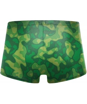 Men's Swimwear Swim Trunks Different Moon Boxer Brief Quick Dry Swimsuits Board Shorts - Camouflage Army - CK19CORD72X $19.97...