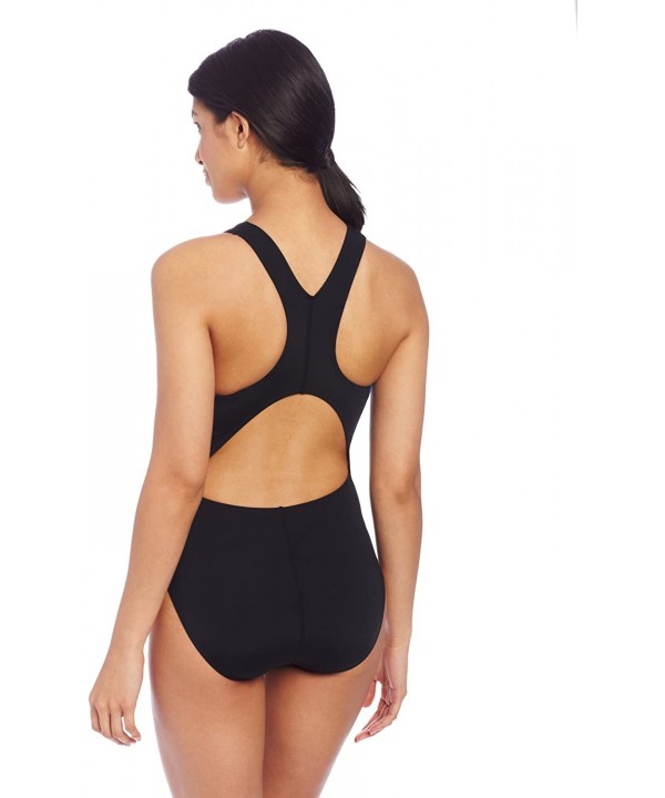 Sport Women's Alliance Durafast Splice Maxback Swimsuit - Black/Blue - CO114W1J8Z3 $26.87-Racing