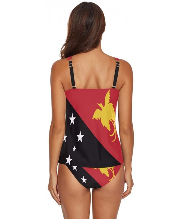 North Carolina State Flag Womens Two Piece Bikini Set Swimwear Beachwear - Papua New Guinea Flag - CE18TWUY54T $29.61-Sets